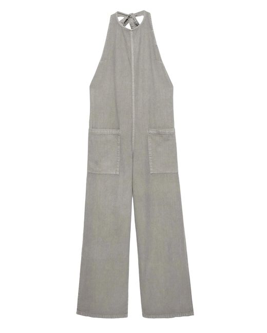 Pull&Bear Gray Jumpsuit