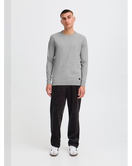 Solid Strickpullover Sdakant in Gray für Herren