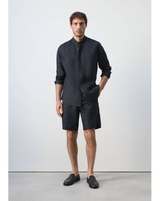 Mango Hemd in Blue für Herren