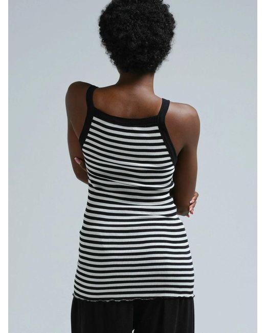 Seamless Basic Black Top Silky Daze