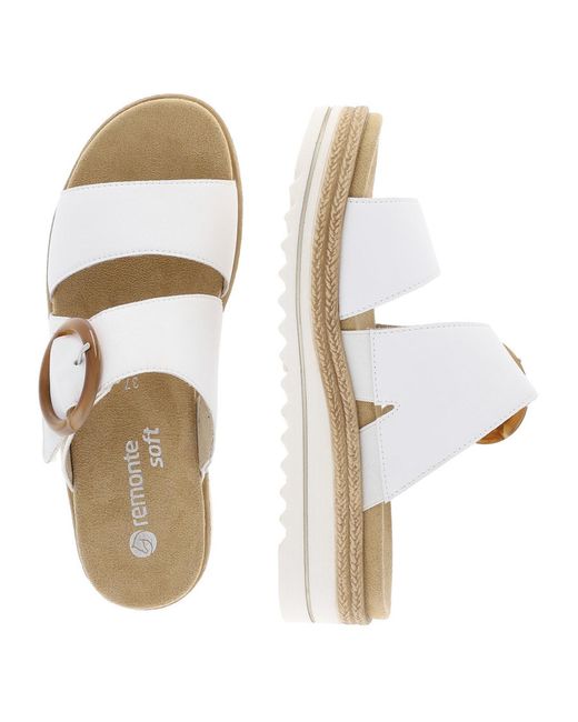 Remonte White Pantolette Basic