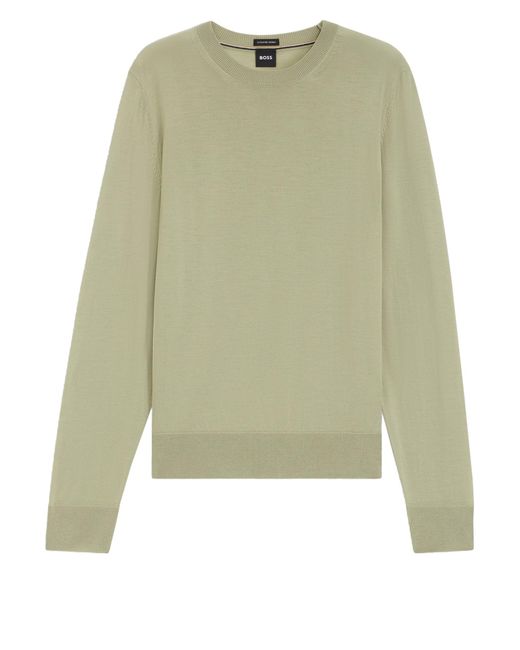 Boss Pullover Leno in Green für Herren