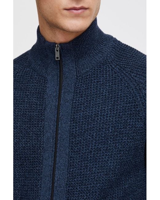 Solid Strickjacke Kotcha in Blue für Herren