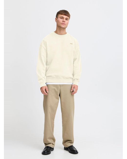 Solid Sweatshirt Sdnoor in Natural für Herren