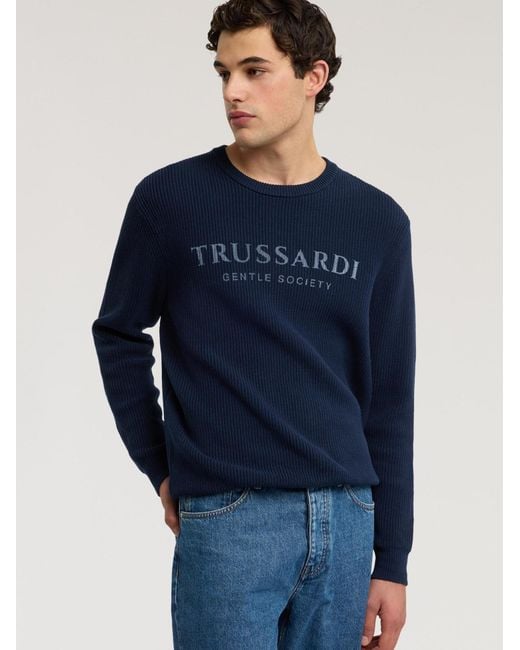 Trussardi Pullover in Blue für Herren