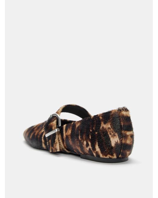 Pull&Bear Brown Riemchenballerina