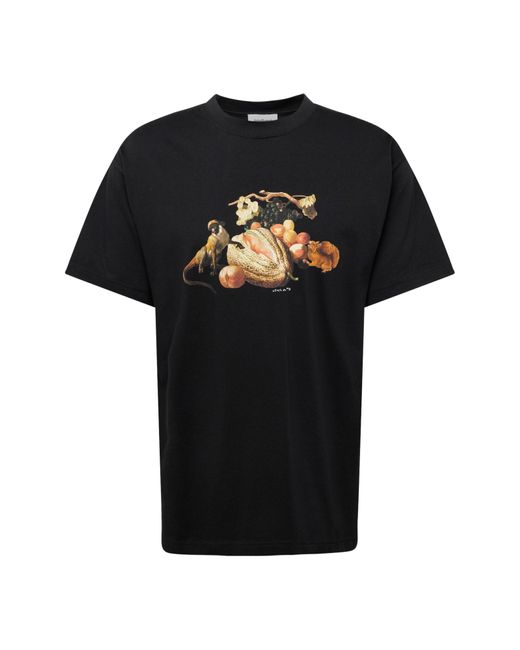 Soulland T-shirt 'kai monkey business' in Black für Herren