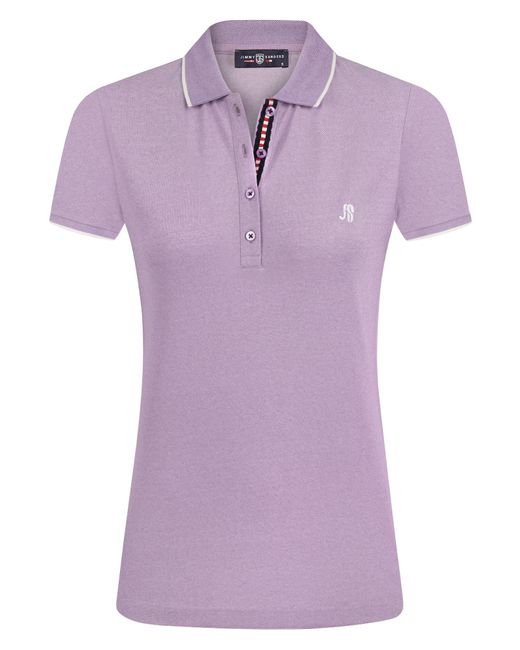 Jimmy Sanders Purple Poloshirt