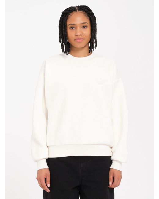Volcom White Pullover 'Too Doo'
