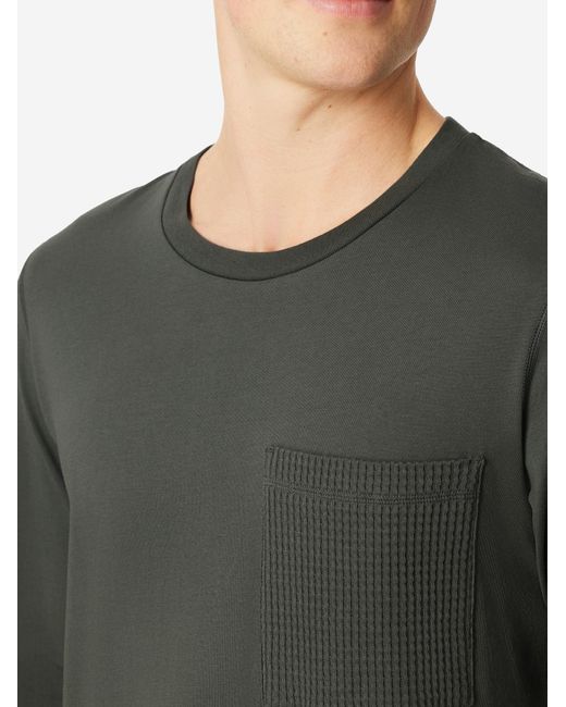 Schiesser Pyjama in Green für Herren