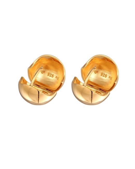 Elli Premium Metallic Ohrringe Creolen