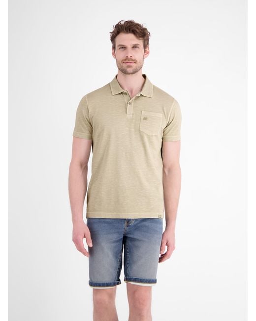 Lerros Polo in Natural für Herren