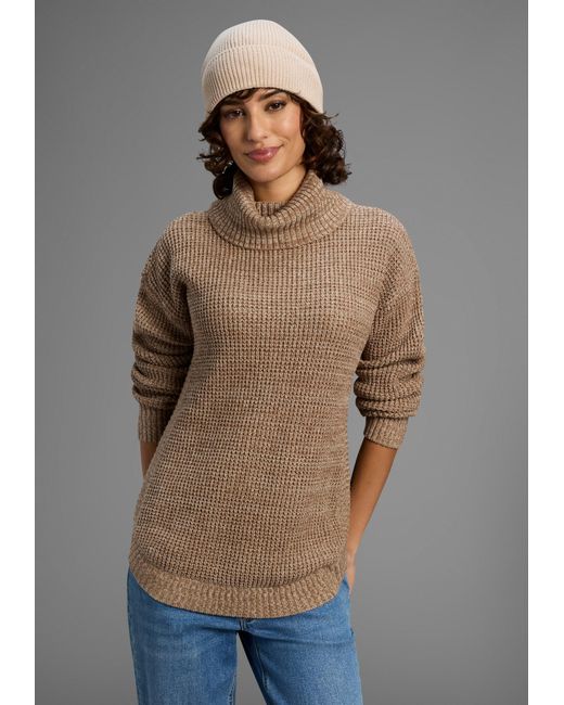 Laura Scott Brown Pullover