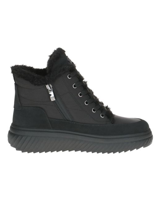 Caprice Black Schnürstiefelette