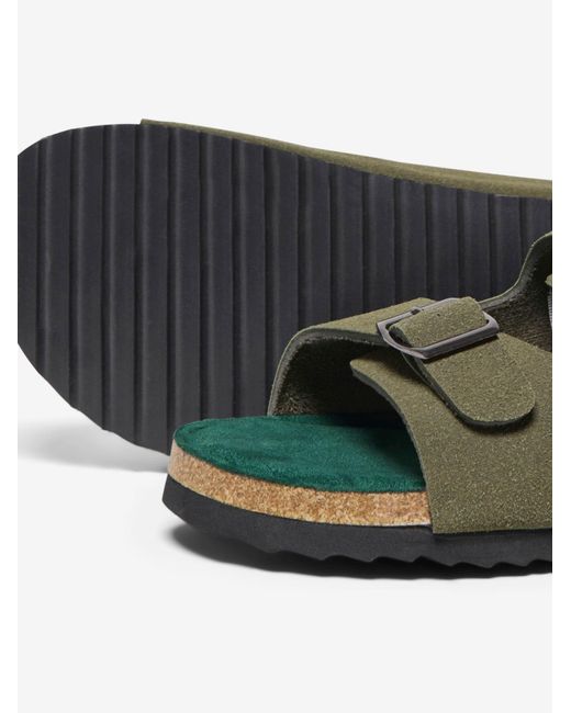 Only & Sons Pantolette Onssimon in Green für Herren