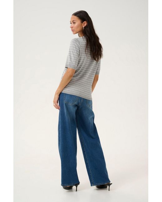 Kaffe Gray Pullover Ka Mala