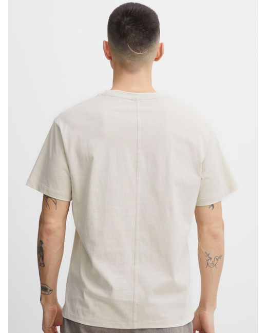 Solid T-Shirt Cadel in White für Herren