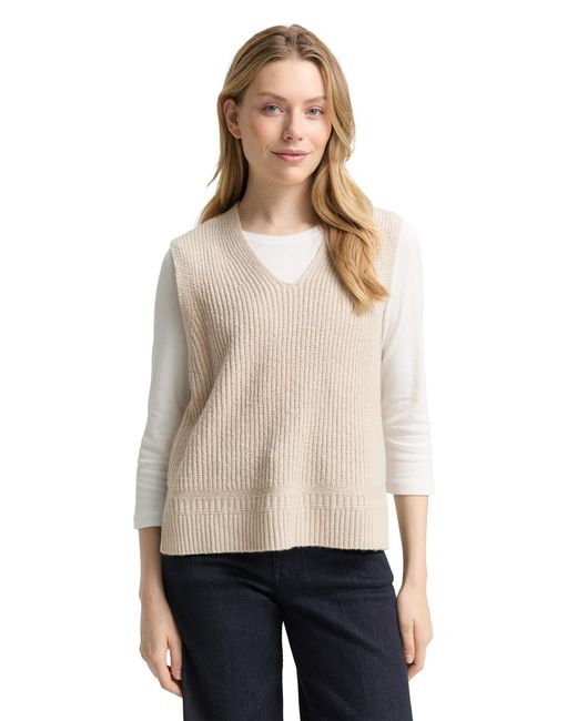 Tom Tailor Natural Pullover
