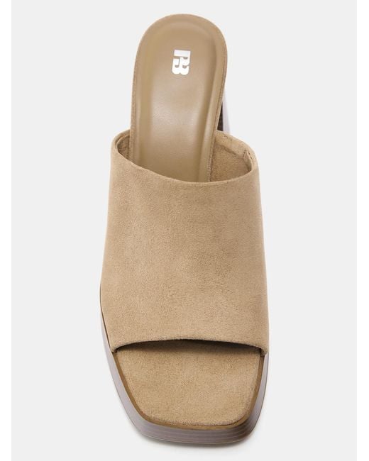 Pull&Bear Brown Pantolette