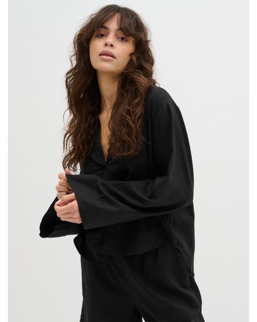 My Essential Wardrobe Black Bluse 'Dias'