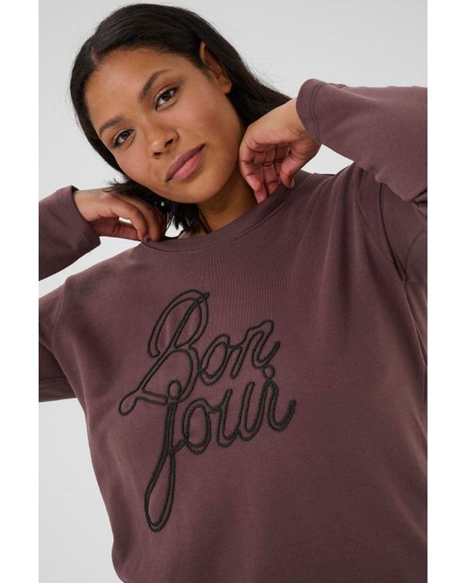 Kaffe Brown Pullover Berla