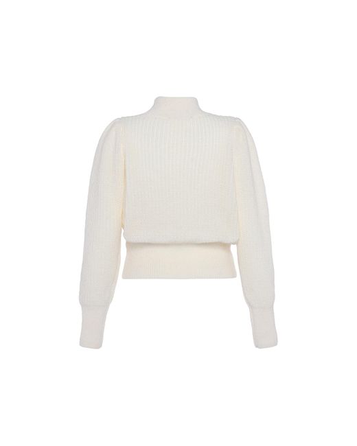 faina White Pullover