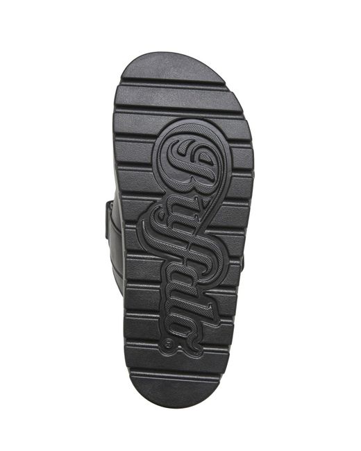 Buffalo Black Pantolette Raya
