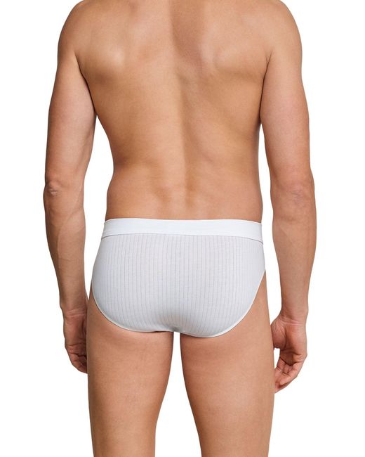 Schiesser Slip Authentic in White für Herren