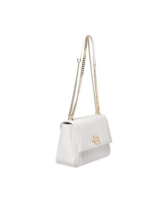 Baldinini White Schultertasche