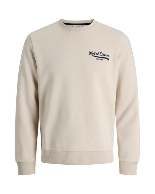 JJ Rebel Sweatshirt Jrebkim in White für Herren