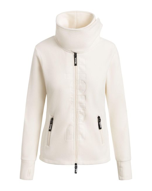 Bench White Fleecejacke 'Finish'