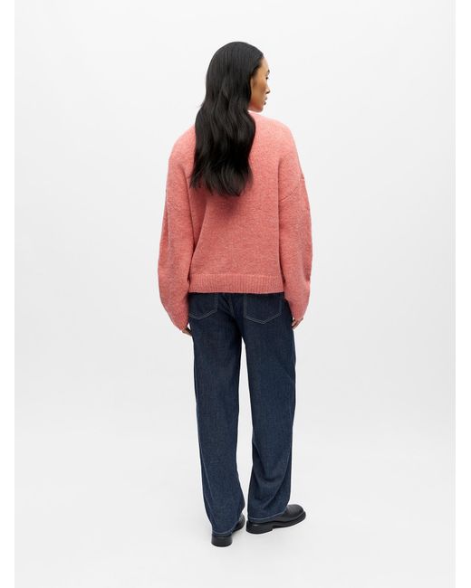 Object Pink Pullover Objsaggia