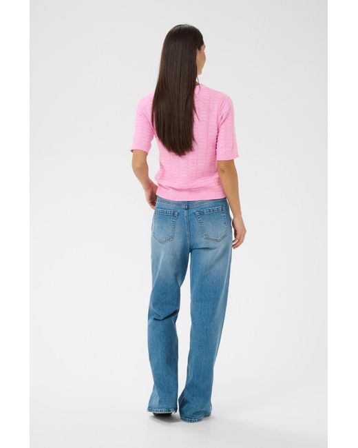 Kaffe Pink Pullover Kalotus