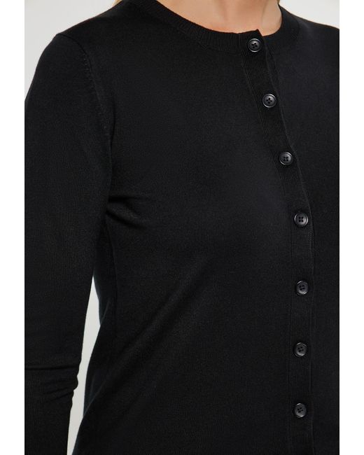 SANIKA Black Strickjacke