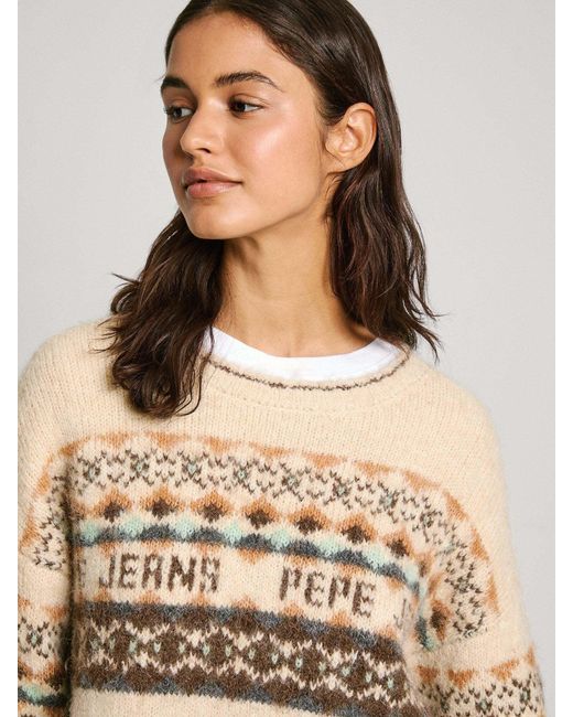 Pepe Jeans Natural Pullover 'Hitty'