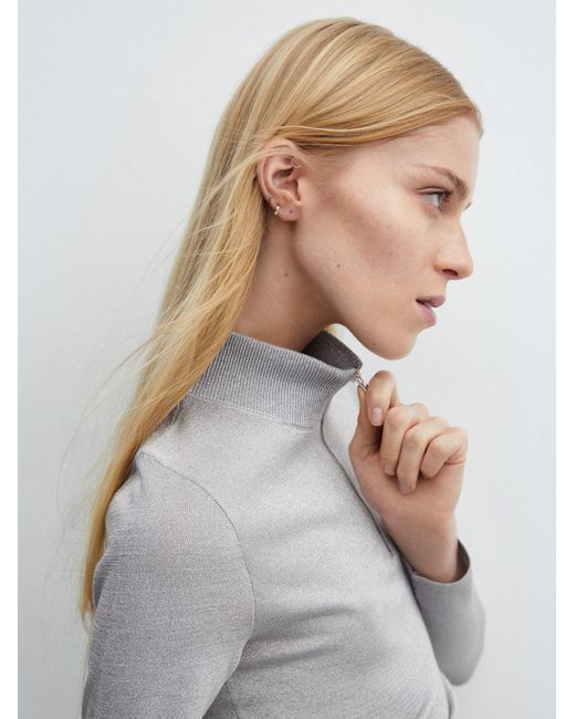 Mango Gray Pullover Cherry