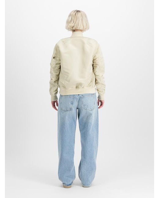 Alpha Industries White Jacke 'Ma-1 Vf Lw'