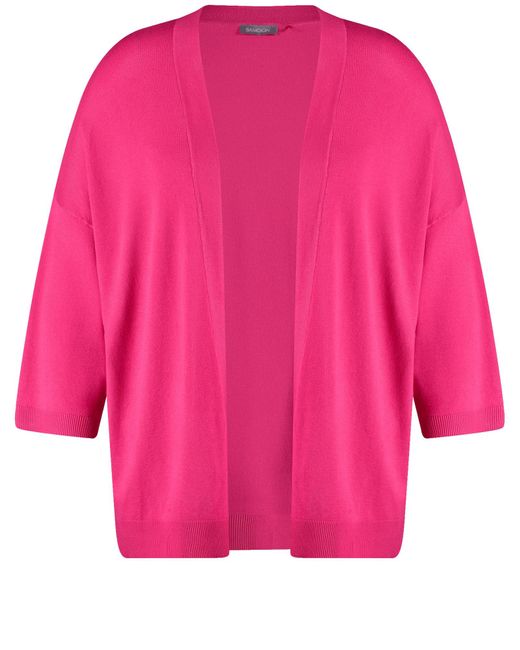 Samoon Pink Strickjacke