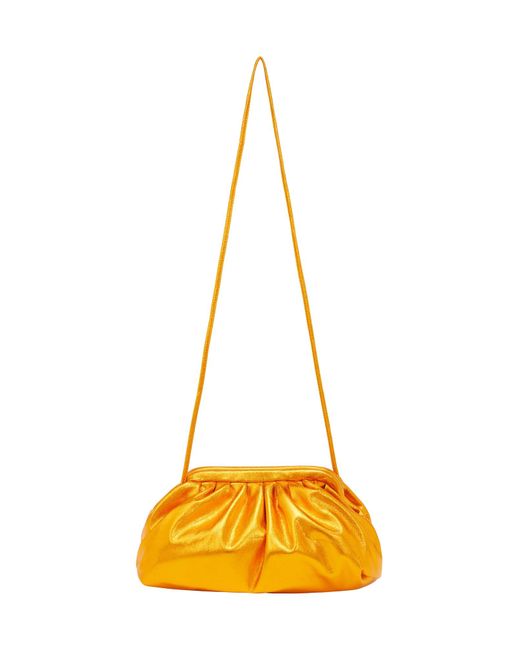 faina Yellow Clutch