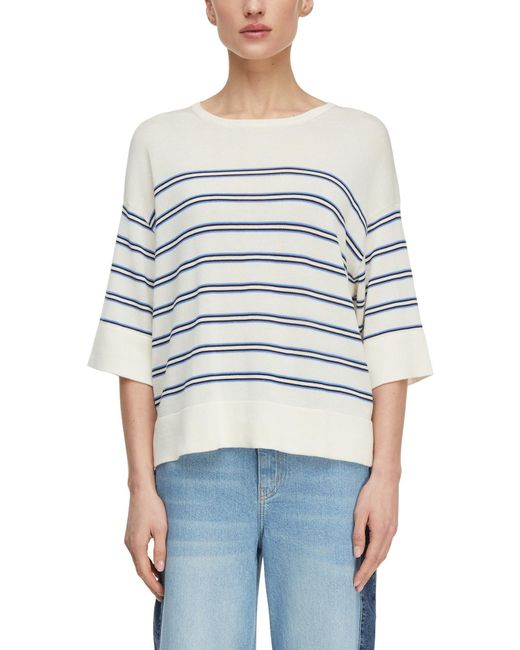 Comma, White Strickpullover