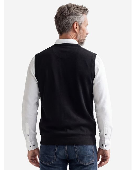 Redmond Pullover Basic in Black für Herren