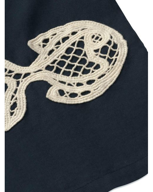 Thinking Mu Blue Bluse Ane
