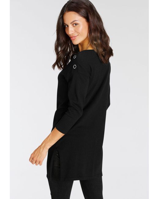 Laura Scott Black Pullover