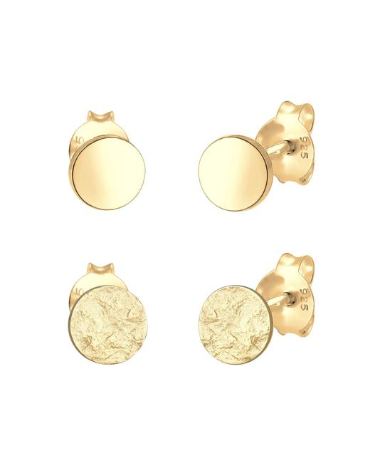 Elli Jewelry Metallic Ohrringe Set