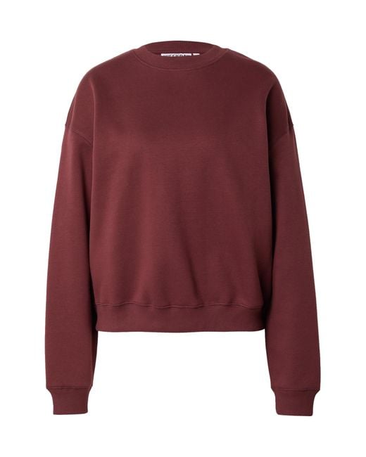 Weekday Red Sweatshirt 'Essence Standard'