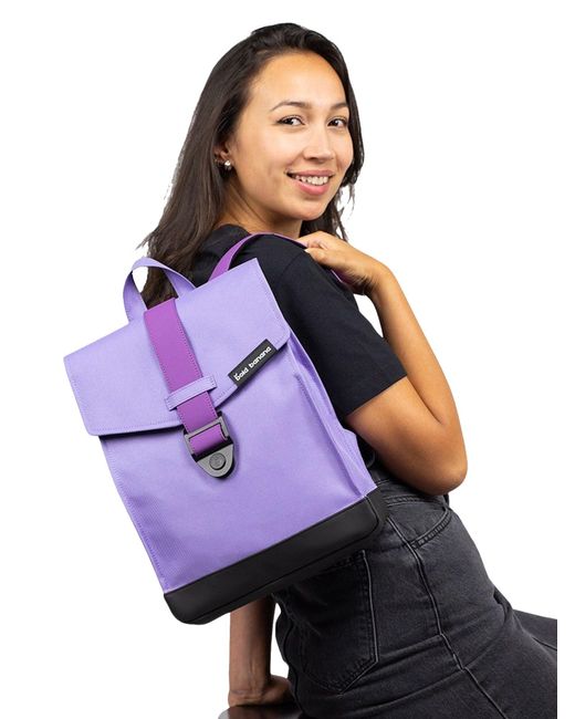 Bold Banana Purple Rucksack Rain