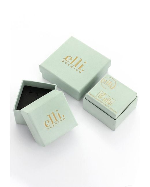 Elli Premium Metallic Ohrringe Creolen