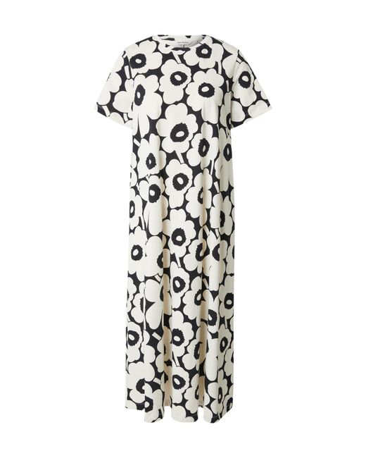 Marimekko White Kleid 'Pisteinen'
