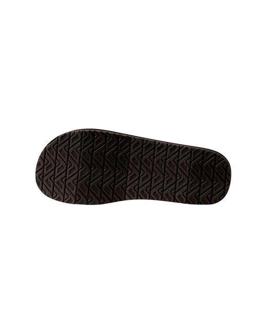 Reef Pantolette Smoothy in Black für Herren