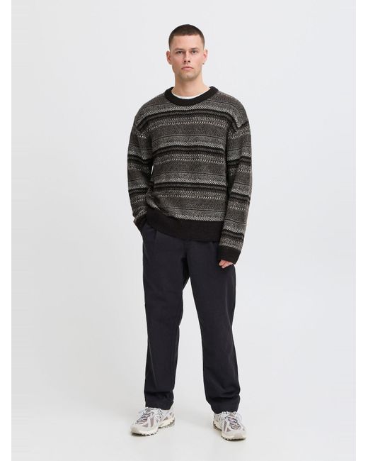 Solid Pullover Maxwell in Black für Herren